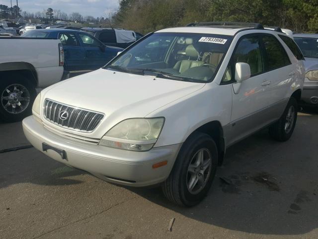 JTJGF10U430154718 - 2003 LEXUS RX 300 WHITE photo 2