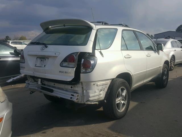 JTJGF10U430154718 - 2003 LEXUS RX 300 WHITE photo 4