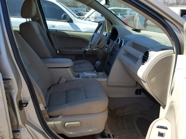 1FMZK01156GA46749 - 2006 FORD FREESTYLE TAN photo 5