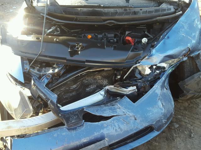 2HGFA16547H510925 - 2007 HONDA CIVIC LX BLUE photo 7