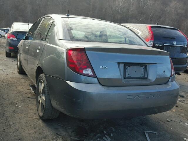 1G8AL58FX7Z171064 - 2007 SATURN ION LEVEL GRAY photo 3