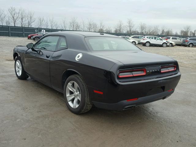 2C3CDZAG3GH209549 - 2016 DODGE CHALLENGER BLACK photo 3