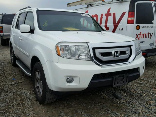 5FNYF4H53AB023588 - 2010 HONDA PILOT EXL WHITE photo 1