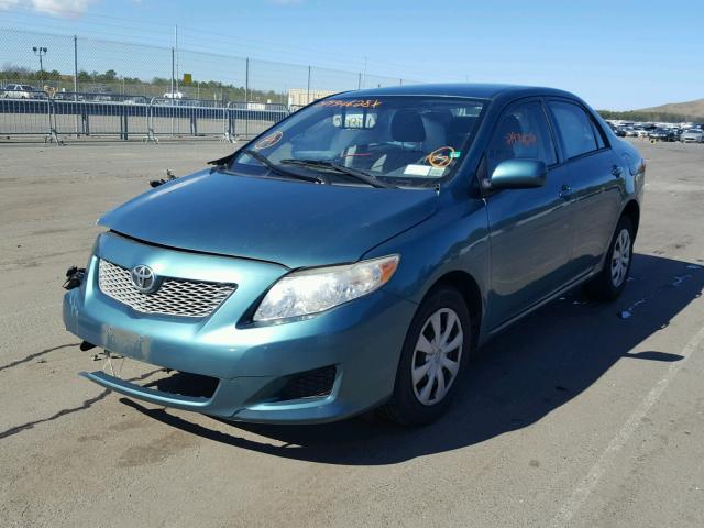 JTDBL40E69J034647 - 2009 TOYOTA COROLLA BA GREEN photo 2