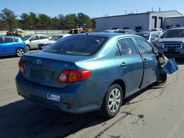 JTDBL40E69J034647 - 2009 TOYOTA COROLLA BA GREEN photo 4