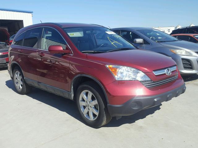 JHLRE38728C053887 - 2008 HONDA CR-V EXL RED photo 1