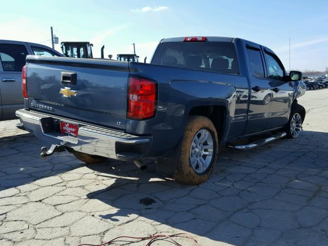 1GCVKREH2EZ214400 - 2014 CHEVROLET SILVERADO BLUE photo 4