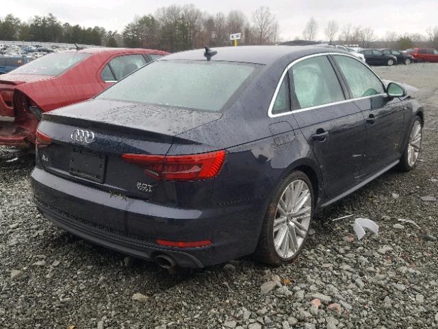 WAUFNAF47HN024786 - 2017 AUDI A4 PRESTIG BLUE photo 4