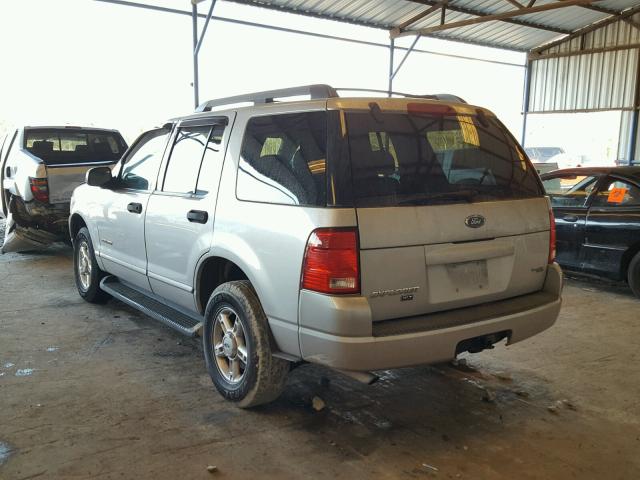 1FMZU73K25UB33629 - 2005 FORD EXPLORER X SILVER photo 3