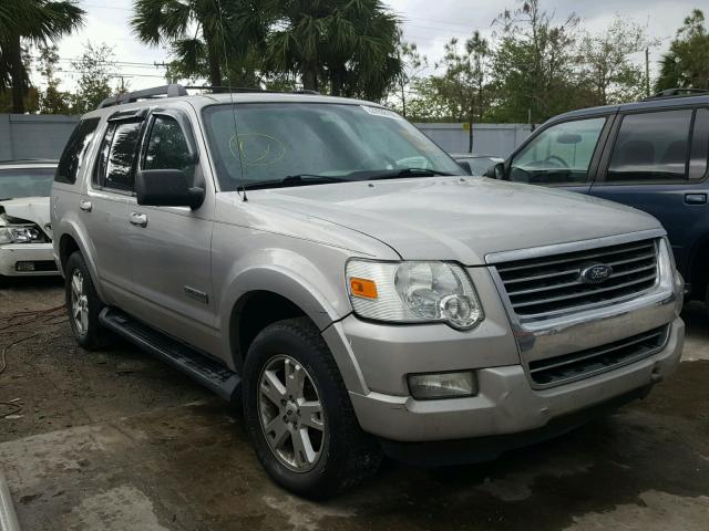 1FMEU63E57UA35118 - 2007 FORD EXPLORER X SILVER photo 1