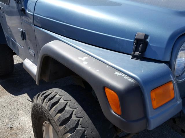 1J4FY29P4WP771084 - 1998 JEEP WRANGLER / BLUE photo 9