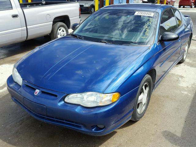 2G1WX12K539244191 - 2003 CHEVROLET MONTE CARL ლურჯი ფოტო 2