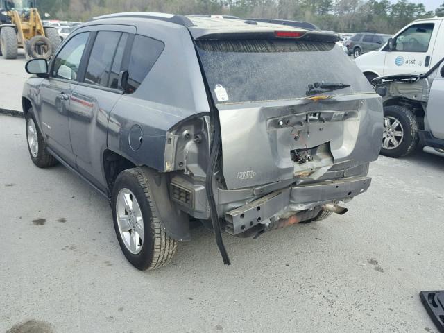 1C4NJCBA6DD169108 - 2013 JEEP COMPASS SP GRAY photo 3