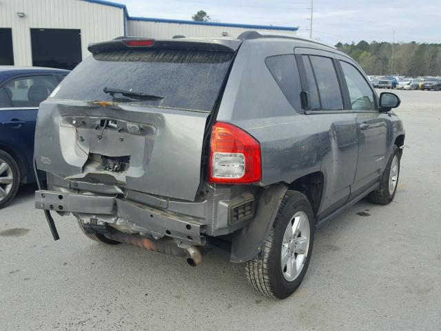 1C4NJCBA6DD169108 - 2013 JEEP COMPASS SP GRAY photo 4