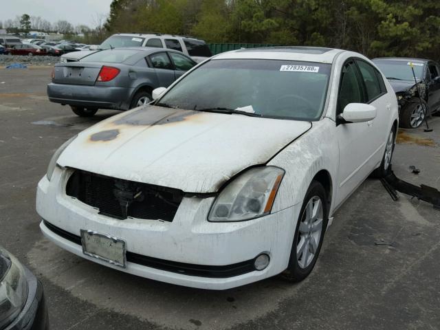 1N4BA41E95C818880 - 2005 NISSAN MAXIMA SE WHITE photo 2