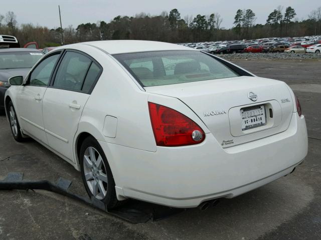 1N4BA41E95C818880 - 2005 NISSAN MAXIMA SE WHITE photo 3