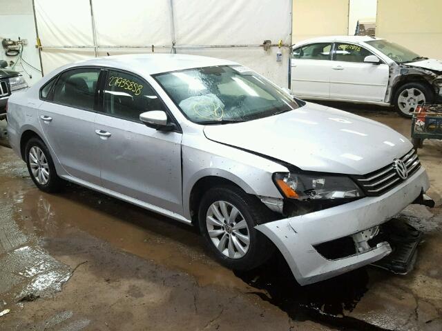 1VWAP7A3XCC090033 - 2012 VOLKSWAGEN PASSAT S ვერცხლისფერი ფოტო 1