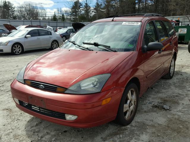 1FAHP35Z94W200956 - 2004 FORD FOCUS ZTW RED photo 2