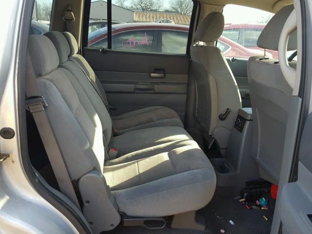 1D4HB48N46F166938 - 2006 DODGE DURANGO SL GRAY photo 6