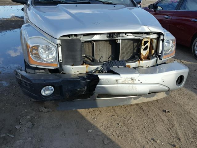 1D4HB48N46F166938 - 2006 DODGE DURANGO SL GRAY photo 9