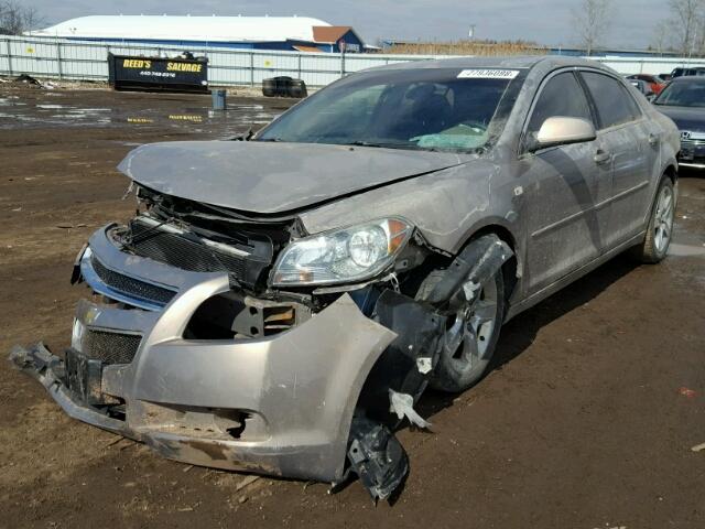 1G1ZH57BX8F273159 - 2008 CHEVROLET MALIBU 1LT TAN photo 2