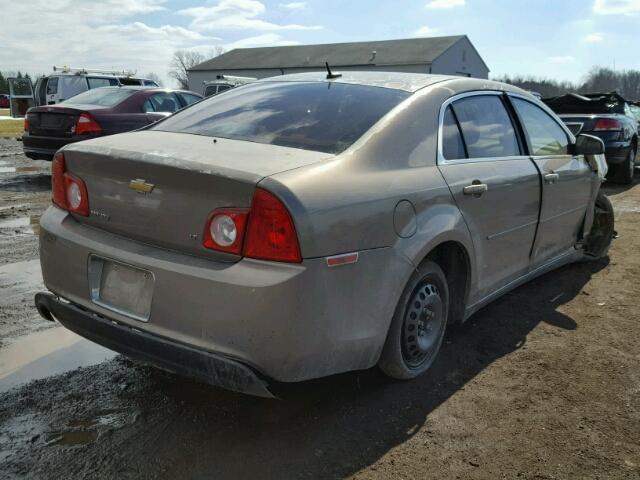 1G1ZH57BX8F273159 - 2008 CHEVROLET MALIBU 1LT TAN photo 4