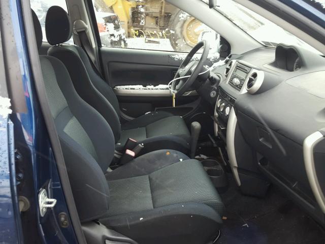 JTKKT624260164113 - 2006 TOYOTA SCION XA BLUE photo 5