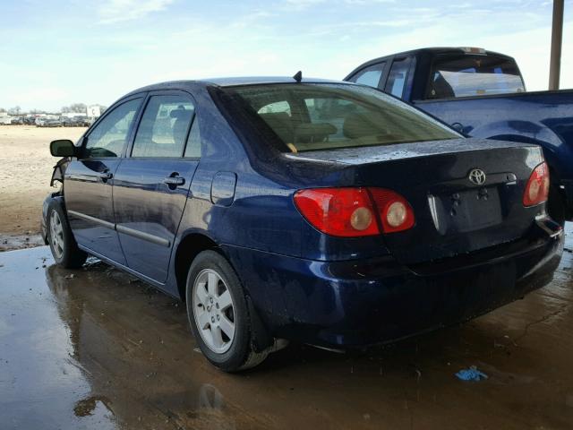 JTDBR32E360067872 - 2006 TOYOTA COROLLA CE BLUE photo 3