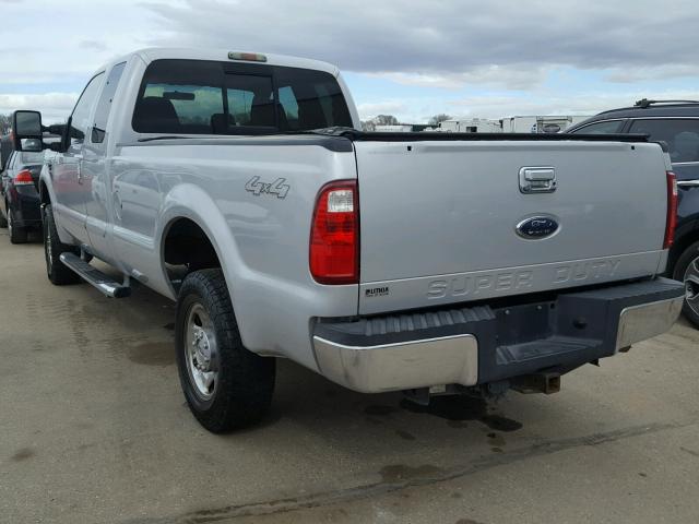 1FTSX21R58EA39680 - 2008 FORD F250 SUPER SILVER photo 3