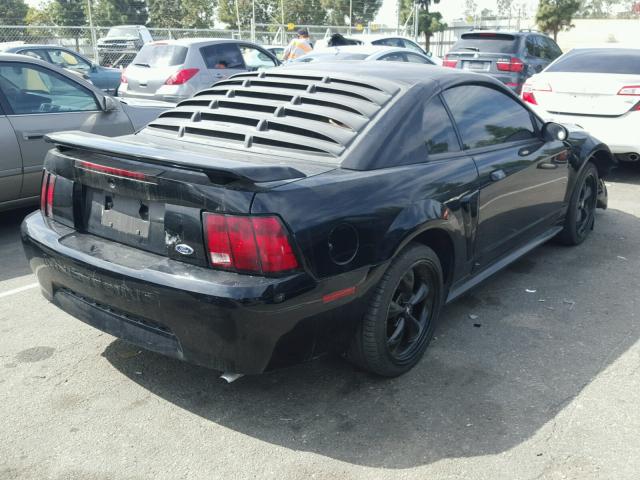 1FAFP40454F122412 - 2004 FORD MUSTANG BLACK photo 4