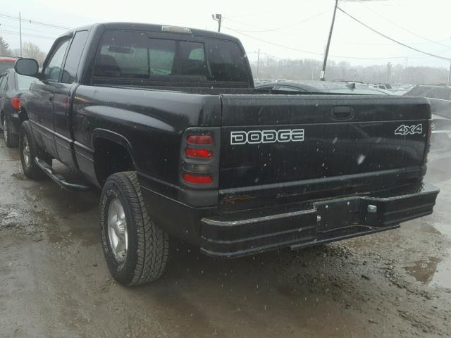 3B7HF13Y1YG109535 - 2000 DODGE RAM 1500 BLACK photo 3