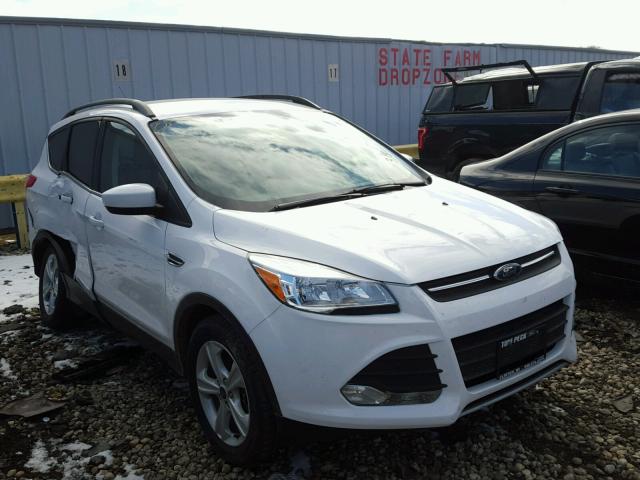 1FMCU9GX6EUD85648 - 2014 FORD ESCAPE SE WHITE photo 1