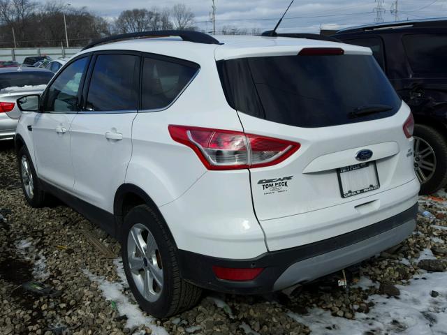 1FMCU9GX6EUD85648 - 2014 FORD ESCAPE SE WHITE photo 3