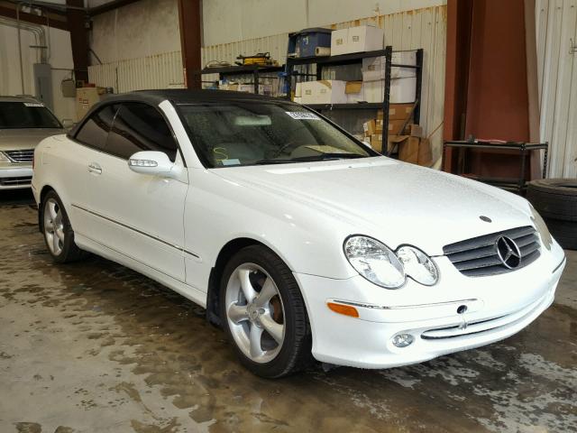 WDBTK65G35T049567 - 2005 MERCEDES-BENZ CLK 320 WHITE photo 1