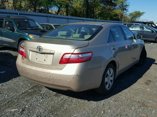 4T1BE46K49U821243 - 2009 TOYOTA CAMRY BASE GOLD photo 4