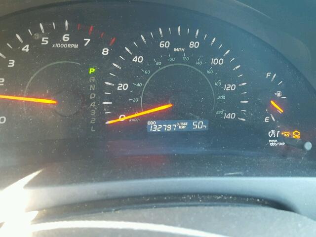 4T1BE46K49U821243 - 2009 TOYOTA CAMRY BASE GOLD photo 8