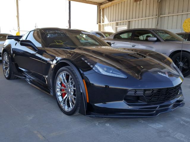 1G1YT2D62F5600673 - 2015 CHEVROLET CORVETTE BLACK photo 1