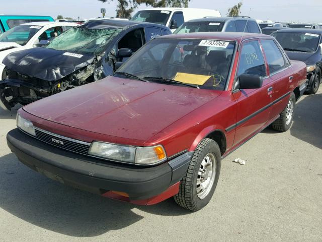 JT2SV24E5J3244831 - 1988 TOYOTA CAMRY RED photo 2