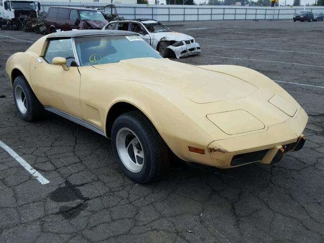 00001Z37L7S425819 - 1977 CHEVROLET CORVETTE TAN photo 1