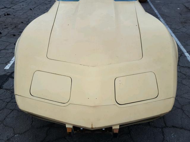 00001Z37L7S425819 - 1977 CHEVROLET CORVETTE TAN photo 7