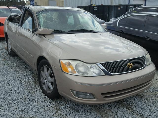 4T1BF28B7YU017564 - 2000 TOYOTA AVALON XL BEIGE photo 1