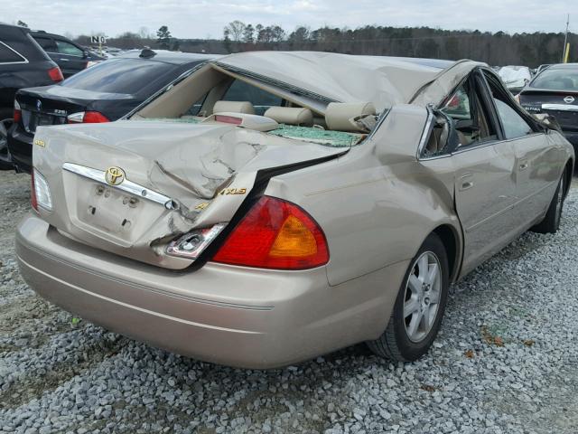 4T1BF28B7YU017564 - 2000 TOYOTA AVALON XL BEIGE photo 4