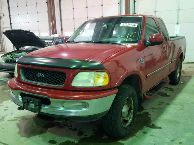 1FTRX18L7WKB05879 - 1998 FORD F150 RED photo 2