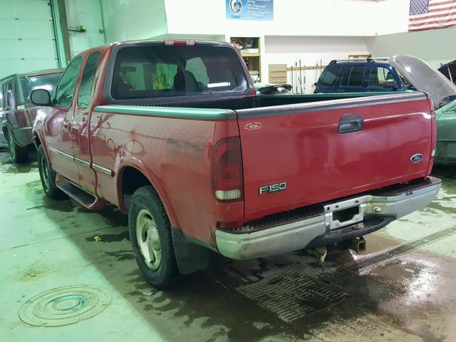 1FTRX18L7WKB05879 - 1998 FORD F150 RED photo 3