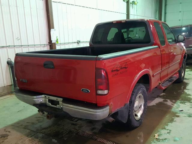 1FTRX18L7WKB05879 - 1998 FORD F150 RED photo 4