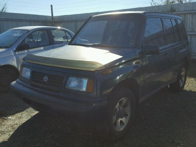 JS3TD03V3S4114385 - 1995 SUZUKI SIDEKICK J GREEN photo 2