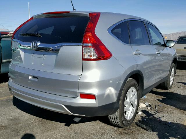 3CZRM3H58GG702922 - 2016 HONDA CR-V EX SILVER photo 4