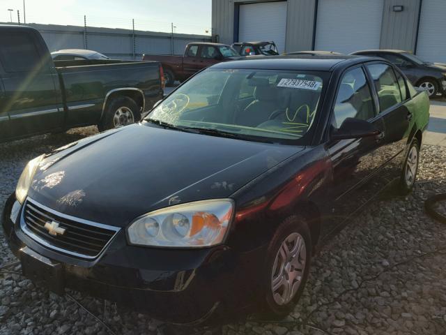 1G1ZS51F86F288656 - 2006 CHEVROLET MALIBU LS 黑色 照片 2