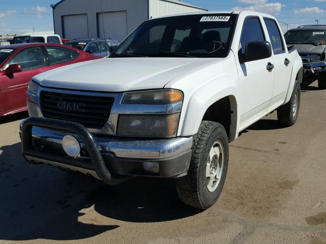 1GTDT136558273734 - 2005 GMC CANYON WHITE photo 2