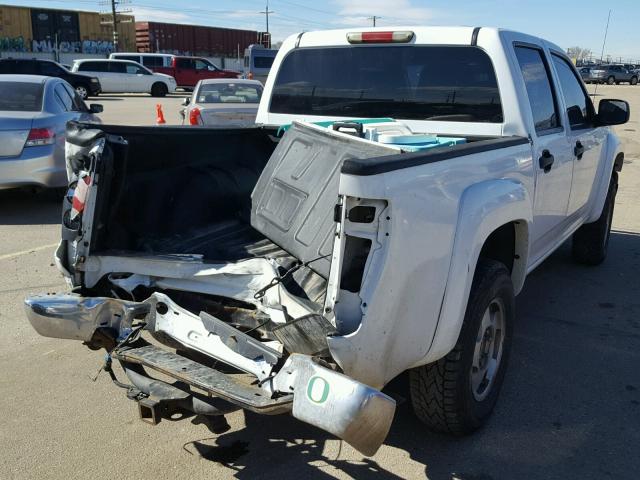 1GTDT136558273734 - 2005 GMC CANYON WHITE photo 4